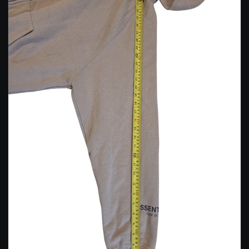 Fear Of God Essential Brown Classic Zip-Up Hoodie Size L - Picture 8 of 10